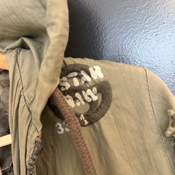 G-Star Y2K S vintage green/Khaki Hooded Utility Jacket GUC - Picture 4 of 16
